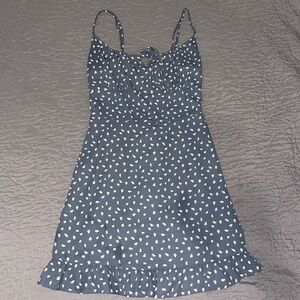 blue dot dress from abercrombie & fitch